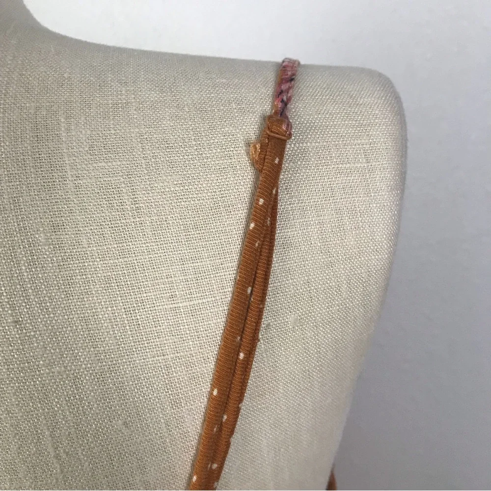 Xhilaration Asymmetrical Dress Women’s Size L Color Brown Print Floral Pullover - Picture 11 of 13